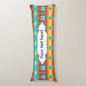 Coussins Longs Lignes de formes tribales (Devant (Vertical))