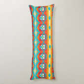 Coussins Longs Lignes de formes tribales (Dos (Vertical))