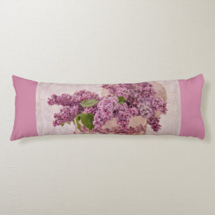 Coussins Longs Lilacs Dans Une Boîte Casquette Victorienne