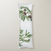 Coussins Longs L'île méditerranéenne grecque Feuille d'olive (Dos (Vertical))