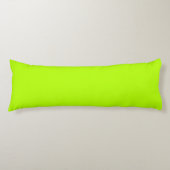 Coussins Longs Lime électrique dynamique Vert prêt à Customiser (Devant)