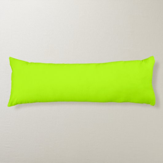 Coussins Longs Lime électrique dynamique Vert prêt à Customiser (Devant)