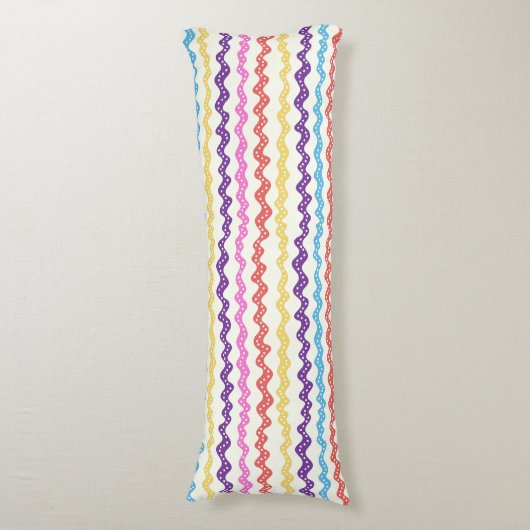 Coussins Longs lineas multicolores (Devant (Vertical))