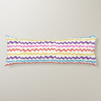 Coussins Longs lineas multicolores