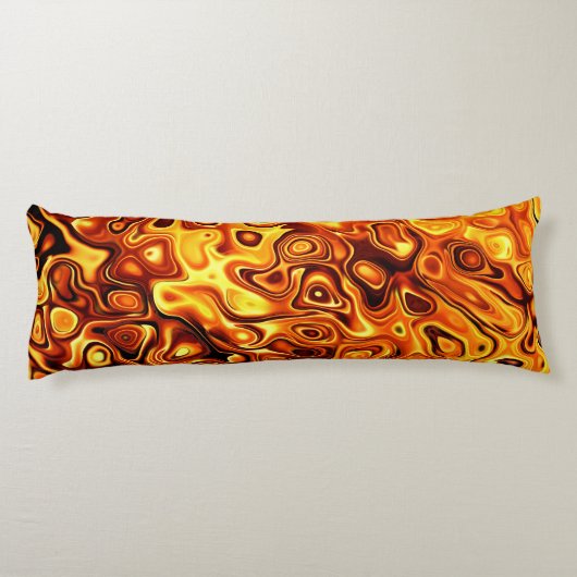 Coussins Longs Liquide orange (Dos)