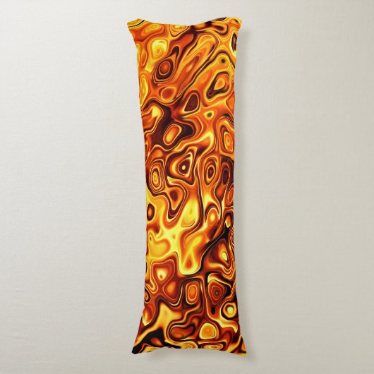 Coussins Longs Liquide orange (Devant (Vertical))