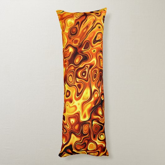 Coussins Longs Liquide orange (Dos (Vertical))