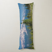 Coussins Longs Lis de l'avalanche et Mont Rainier (Dos (Vertical))