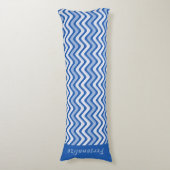 Coussins Longs Literie Personnalisée Moderne Et Design Bleu Vavy (Devant (Vertical))