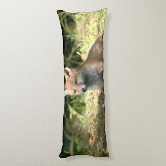 Coussins Longs Little Cub Red Fox (Dos (Vertical))