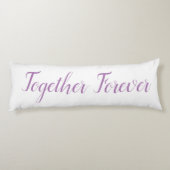 Coussins Longs Live Love Laugh with Couple's Initials (Dos)