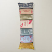 Coussins Longs Livres de Jane Austen (Devant (Vertical))