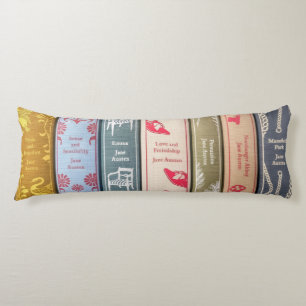 Coussins Longs Livres de Jane Austen