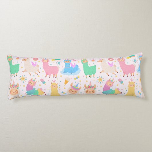 Coussins Longs Llama Motif (Dos)