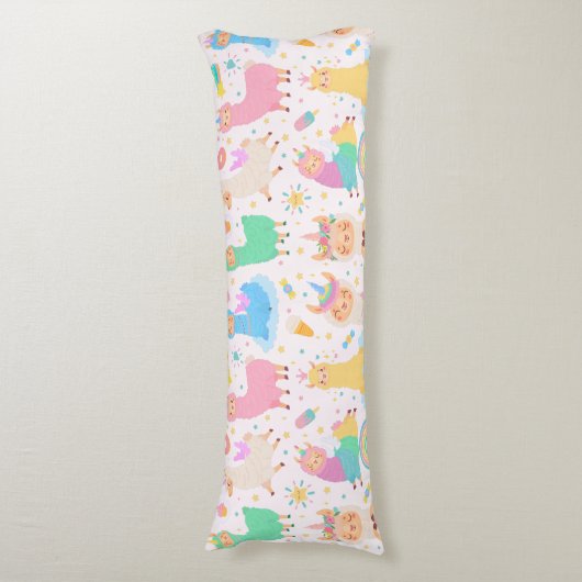 Coussins Longs Llama Motif (Devant (Vertical))