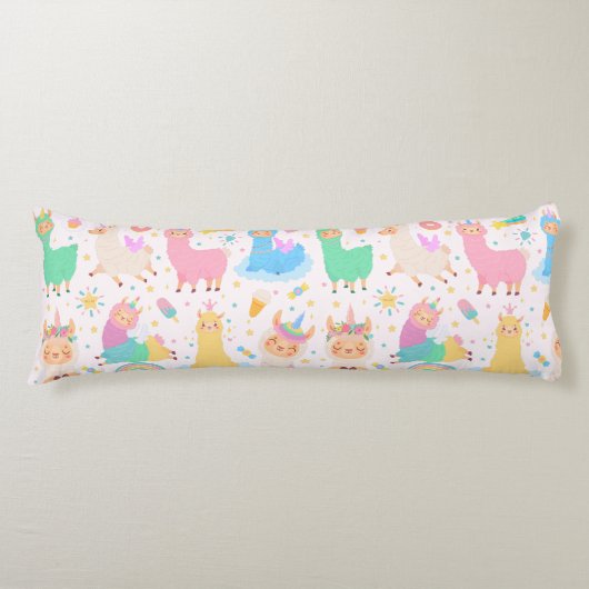 Coussins Longs Llama Motif (Devant)
