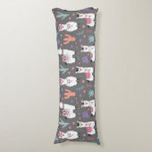 Coussins Longs Llama Motif (Devant (Vertical))