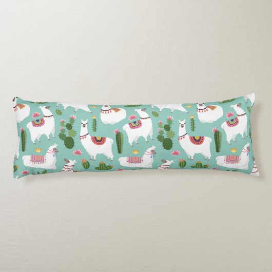 Coussins Longs Llama Motif (Dos)