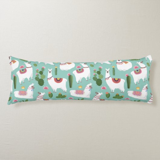 Coussins Longs Llama Motif (Devant)