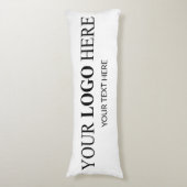 Coussins Longs Logo promotionnel personnalisé - Pas de commande m (Devant (Vertical))