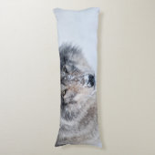 Coussins Longs Loup de bois (Devant (Vertical))