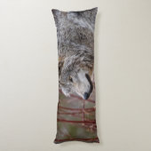 Coussins Longs Loup de bois (Dos (Vertical))