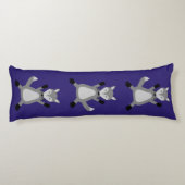 Coussins Longs Loup d'Halloween mignon (Dos)