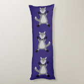 Coussins Longs Loup d'Halloween mignon (Dos (Vertical))