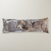 Coussins Longs Loup gris-oriental (Dos)