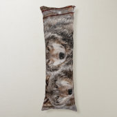 Coussins Longs Loup gris-oriental (Devant (Vertical))
