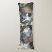 Coussins Longs Loups gris en pleine nature (devant Vertical)