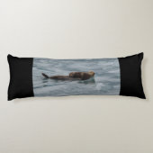 Coussins Longs loutre et bébé de mer (Dos)