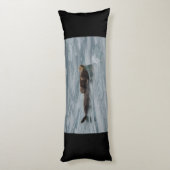 Coussins Longs loutre et bébé de mer (Dos (Vertical))