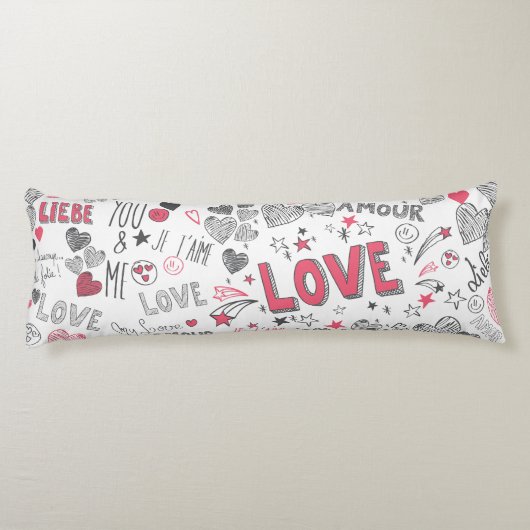 Coussins Longs Love (Dos)