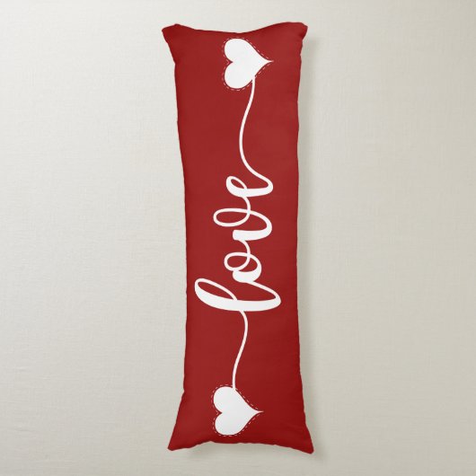 Coussins Longs Love Hearts Valentine (Devant (Vertical))