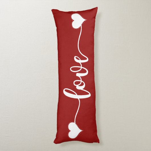 Coussins Longs Love Hearts Valentine (Dos (Vertical))