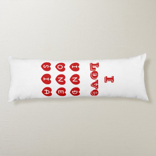 Coussins Longs Love Indonesia, Indonesian (Dos)