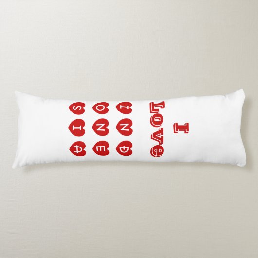 Coussins Longs Love Indonesia, Indonesian (Devant)