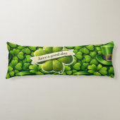 Coussins Longs Lucky four leaf clover Saint Patrick's Day Patrick (Devant)