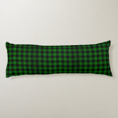 Coussins Longs Lumberjack Style - tissu vert + vos idées (Dos)