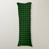 Coussins Longs Lumberjack Style - tissu vert + vos idées (Devant (Vertical))
