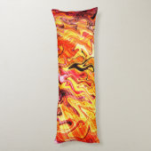 Coussins Longs Lumière du soleil à travers les flammes....... (Dos (Vertical))