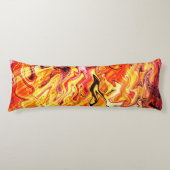 Coussins Longs Lumière du soleil à travers les flammes....... (Devant)