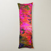 Coussins Longs Lumière noire psychédélique crasse et amusante.... (Dos (Vertical))