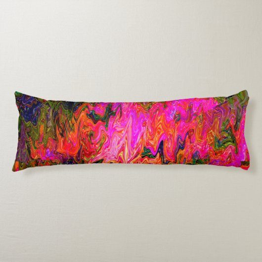 Coussins Longs Lumière noire psychédélique crasse et amusante.... (Devant)