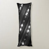 Coussins Longs Luminaires noir et blanc (Dos (Vertical))