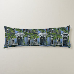 Coussins Longs Lumineuse ici de l'intérieur, New York