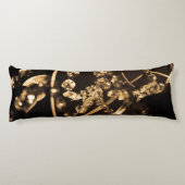 Coussins Longs Lustre Abstrait Sepia Crystal (Dos)