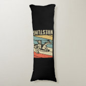 Coussins Longs Lutter Sport Wrestler Lover Funny Gift (Devant (Vertical))