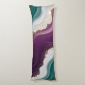 Coussins Longs Luxury Gold Glitter Marble Pattern (Dos (Vertical))